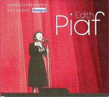 CD AUDIO EDITH PIAF - ENREGISTREMENTS EUROPE 1 