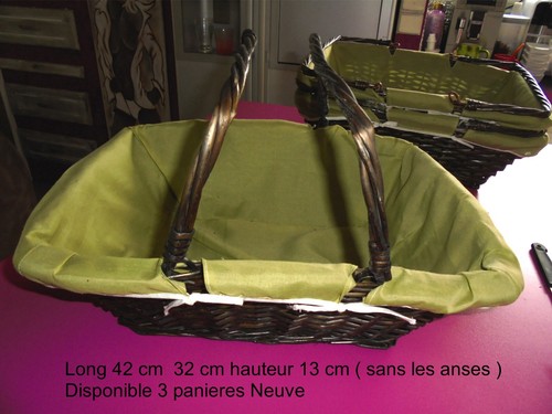 Ancien grand panier paniere - grand, panier/