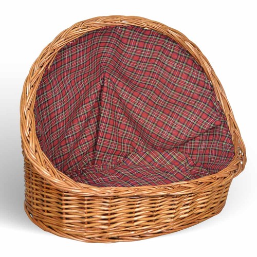 Panier osier avec coussin - panier,