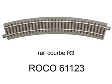 ROCO Rail courbe R3 434.5 mm