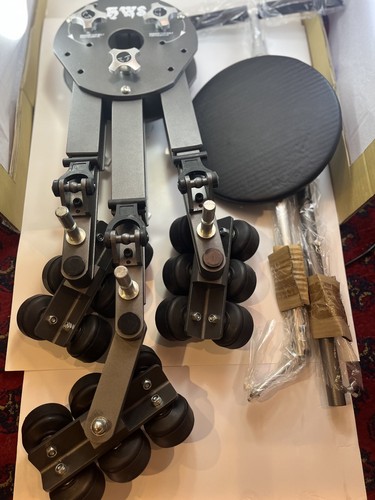Camera dolly track with - camera, seat