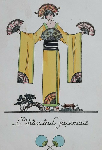 Eventail japonais japon - eventail,