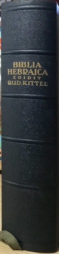 Kittel biblia hebraica - biblia, hebraica.