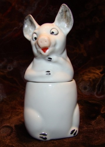 Moutardier figurine cochon - figurine,