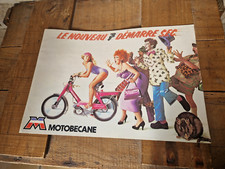 feuille publicitaire mobylette