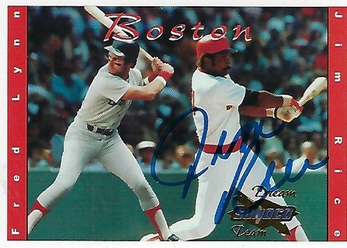 Jim rice signed 2001 - jim,