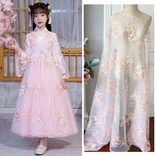 Broderie floral filet - broderie,