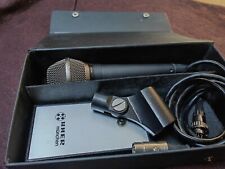 Microphone Uher M-518a, magnétophones, microphone dynamique vintage