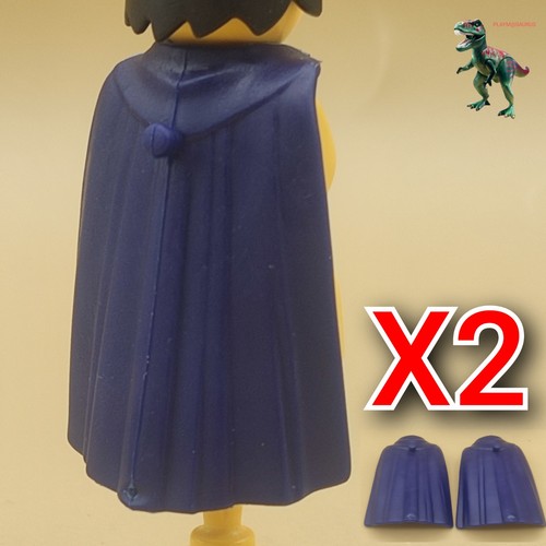 Playmobil cape bleu - x2,