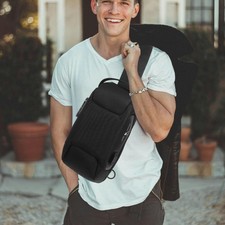  Sacoche Bandoulière Antivol Avec Harnais D'épaule Pour Hommes De Fronde