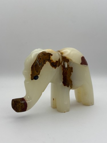 Sculpture éléphant onyx - sculpture,