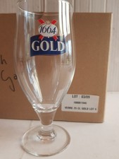 5 verres à bière 1664 Gold