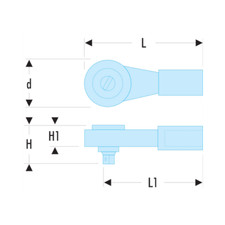 Cliquet 3/4" sans manche FACOM  K.151B neuf emballe 