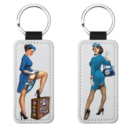 Porte clé pin - up, de