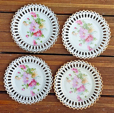 Assiettes anciennes à dessert