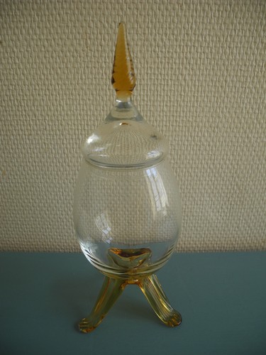 Petit pot drageoir verre - petit,