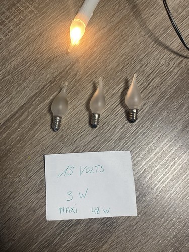 Ampoules flamme rechange - flamme,