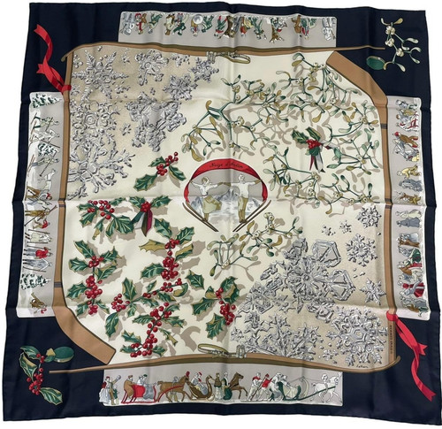 Hermes scarf carre neige - hermes, 90