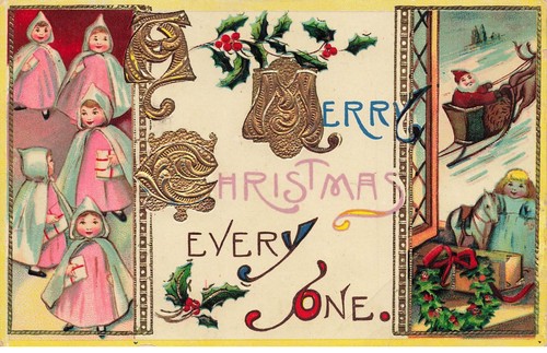 Carte gaufrée noël - carte,