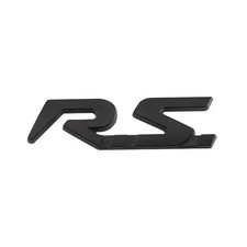 Logo Emblème RENAULT RS Noir coffre arrière Megane Laguna Duster Captur Fluence