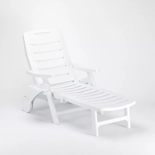 Transat pliant en plastique