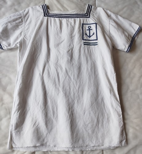 Chemise vareuse marine - chemise,