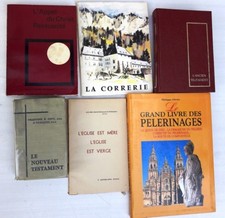 Lot de 6 livres religion catholique sauf missels 1941-1999