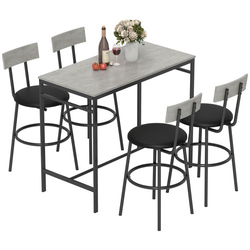 Homcom ensemble table bar - table,