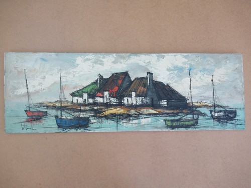 Tableau peinture huile - à, l'huile
