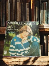 Vintage 45 tours Mireille Mathieu disque vinyle ancien chanson française collect