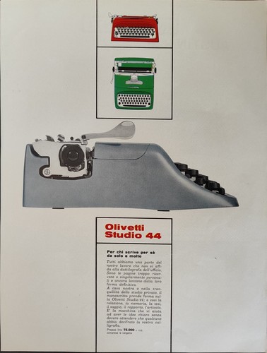Olivetti studio publicité - olivetti, 44