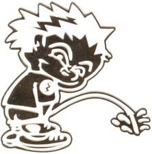 Tatou en métal bonhomme