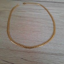 Collier plaqué - collier, or