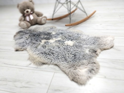 Tapis peau mouton - peau, de
