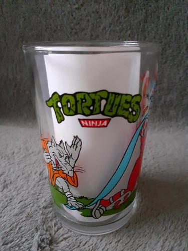 Verre moutarde tortues - verre,