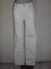 PANTALON JEAN BLANC MARQUE