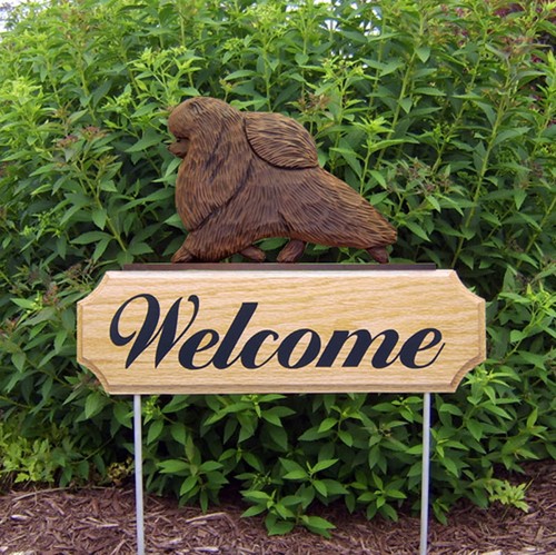 Panneau bienvenue bois - de,