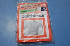 VETEMENT VINTAGE TEE SHIRT  ENFANT  2 ans Bleu et blanc Polichinelle-//garage//