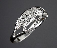 Bague LOUP - Ring with WOLF  -