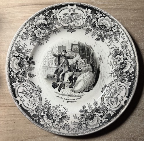 Assiette porcelaine opaque - porcelaine,