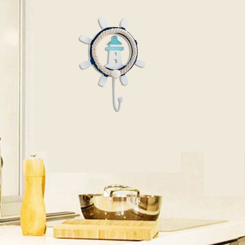 Accroche porte manteau décor - porte,