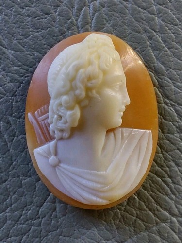 Camée profil apollon - camée,