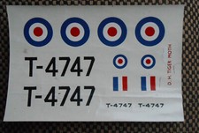 Décalques Maquette Avion 1:48 DH Tiger Moth