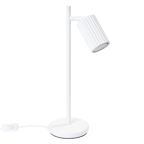 Lampe poser aluminium blanc - lampe,