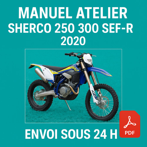 Manuel atelier sherco 250 300 - 250,