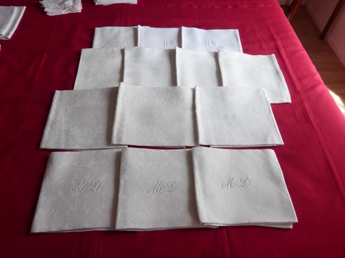 Lot belles serviettes - lot,