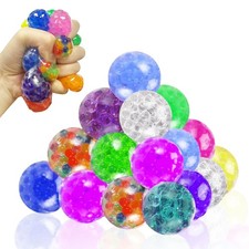 24 pcs Balle Anti-Stress, Balle Anti Stress Enfant Adulte, Fidget Toys Anti S...