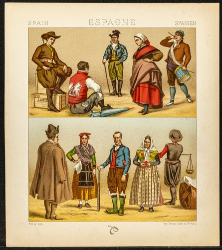 1890 espagne costumes - 1890, et