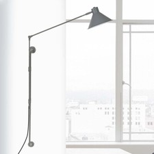 Luminaire Applique murale industrielle Lampe métal gris Eclairage d'intérieur