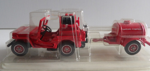 Jeep sapeurs pompiers - 1/43,